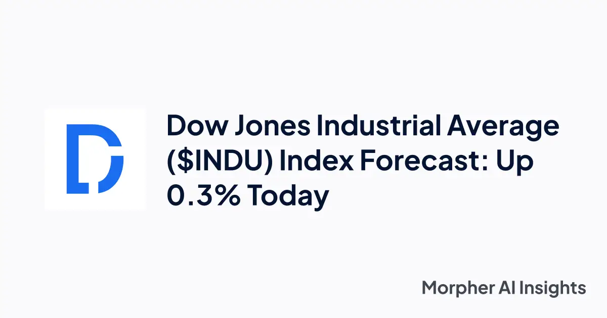 Dow jones industrial average indu index forecast
