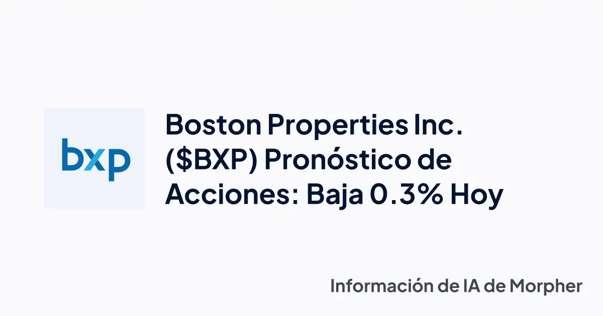Boston Properties Inc. ($BXP) Stock Forecast