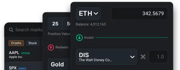 Morpher DEX screenshots of market search, sell, and buy.