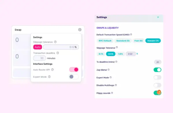 Uniswap & Pancakeswap Slippage Settings