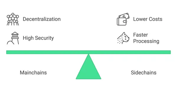 Mainchain vs Sidechain: Why we need sidechains?
