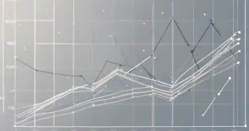 A graph with a regression line