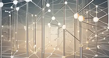 Un réseau complexe de blocs numériques interconnectés