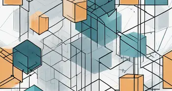 Ein komplexes Netzwerk von miteinander verbundenen Blöcken
