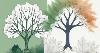 Deux types différents d'arbres