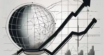 A dynamic graph with fluctuating lines