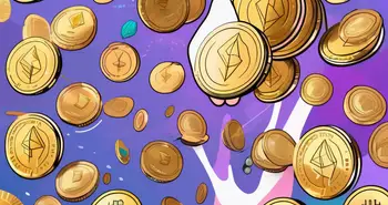 A digital wallet overflowing with various unique and colorful nft tokens
