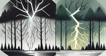 Two contrasting landscapes
