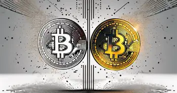 Eine Bitcoin-Halbierung