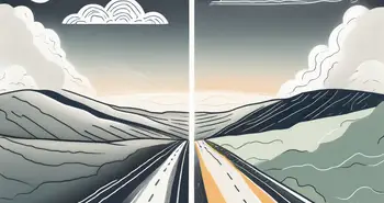 Two contrasting landscapes