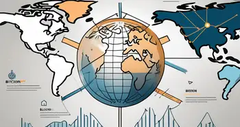 A timeline with symbolic icons representing key events in the history of bitcoin