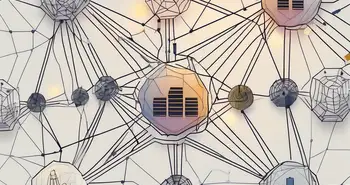 A complex network of interconnected digital mines