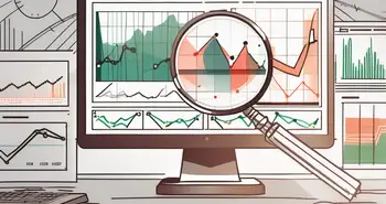 A computer screen displaying a variety of graphs and charts related to trading strategies