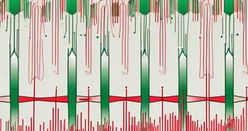 Ein Candlestick-Chart, das das Three-Line-Strike-Muster zeigt