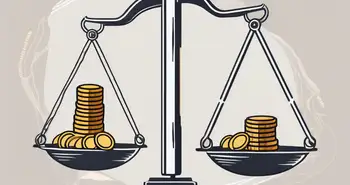 A pair of balanced scales