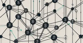 Ein weitreichendes Netzwerk von miteinander verbundenen digitalen Knotenpunkten