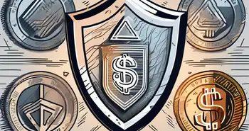 A shield deflecting various symbols of different currencies