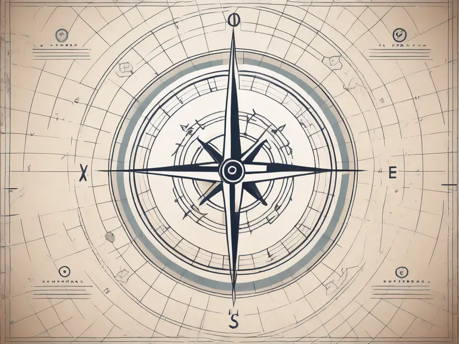 A detailed point and figure chart with various x and o patterns on a grid