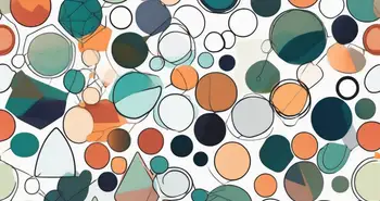 Verschiedene digitale Token in unterschiedlichen Formen und Farben