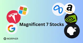 Die Magnificent 7 Aktien: Tesla, Amazon, Meta, Google, Nvidia, Microsoft.