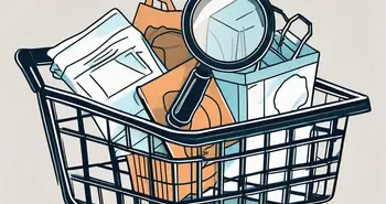 A shopping basket filled with various goods