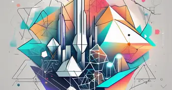 A futuristic and innovative polygon