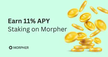 Staking is available with Morpher Saving Account